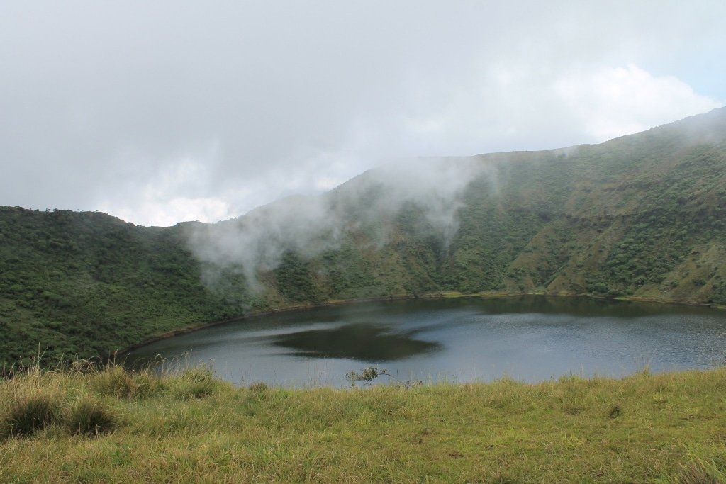 Mt Bisoke Crater Lake