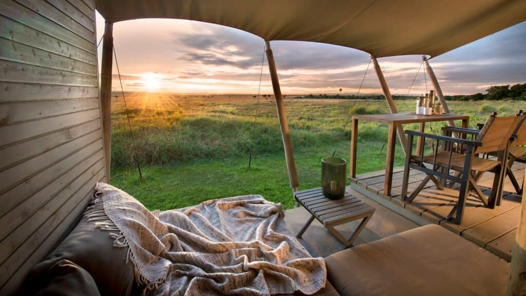 Luxury Safari Camp Kichwa Tembo Room Deck Luxury Safari Camp Kichwa Tembo Room Deck