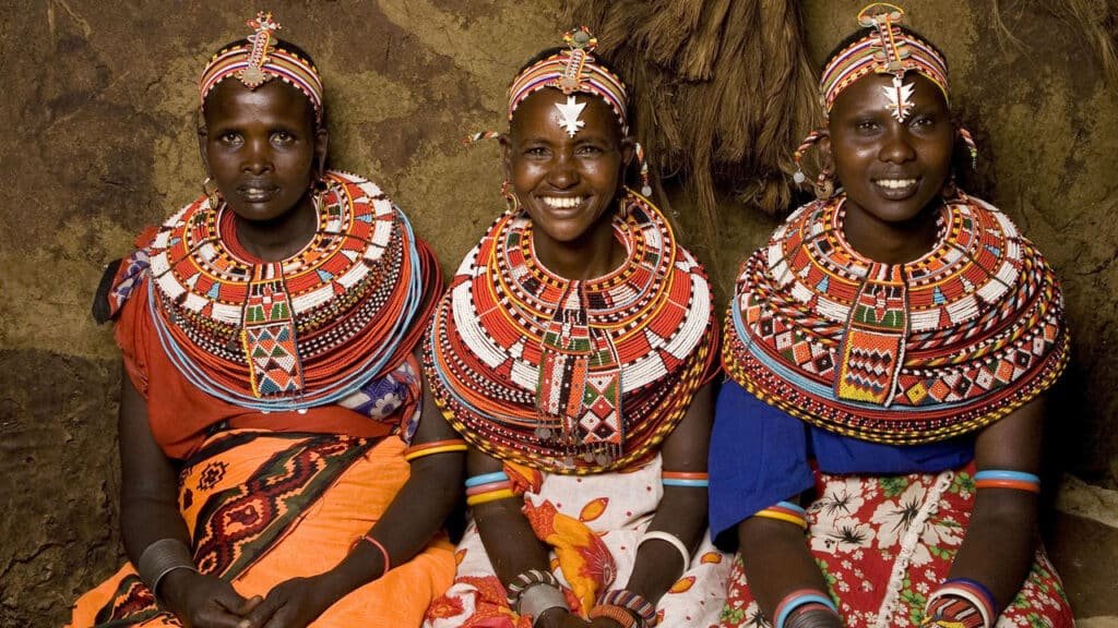 Samburu Women in a Village
