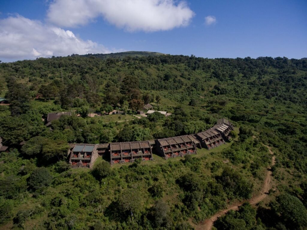 Aerial View Serena Ngorongoro