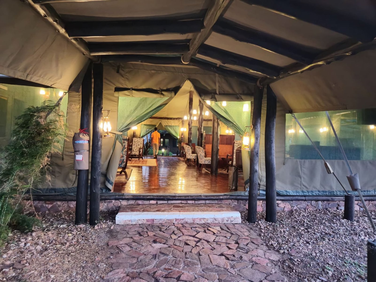 Kirawira Camp Entrance