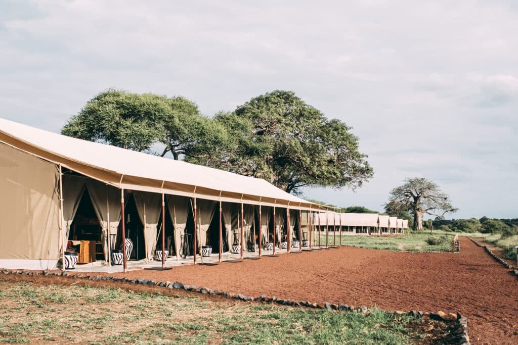Tarangire Tortilis Bar Area, Lounge and Dinning Tent