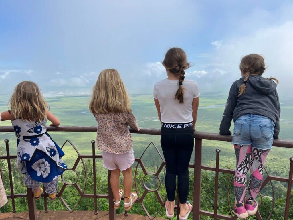 Tanzania Family Safaris Ngorongoro Crater View Point