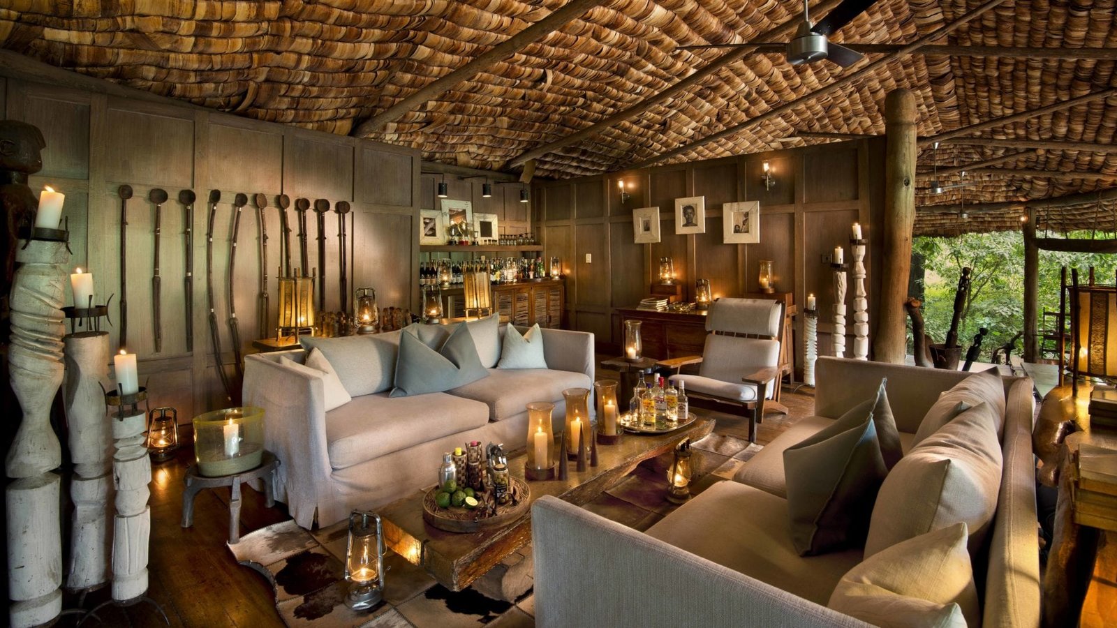 Lake Manyara Tree Lodge guest area