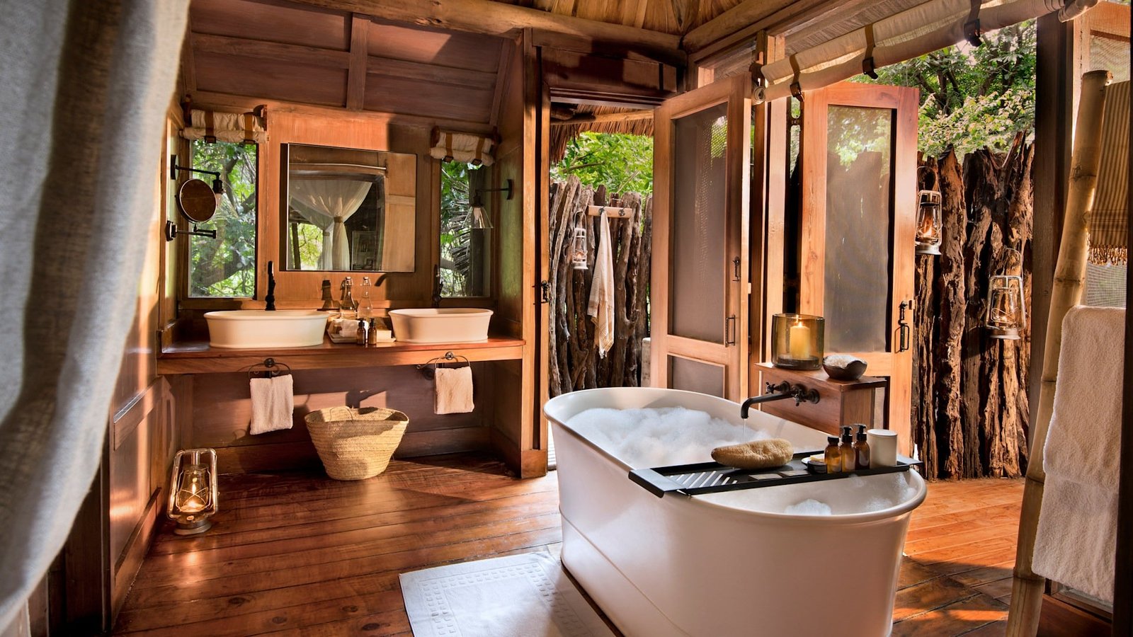 Tanzania Lake Manyara Tree Lodge Room Suite bathroom 2021