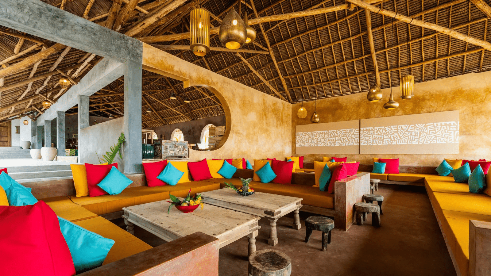 legendary zanzibar beach resort lounge area