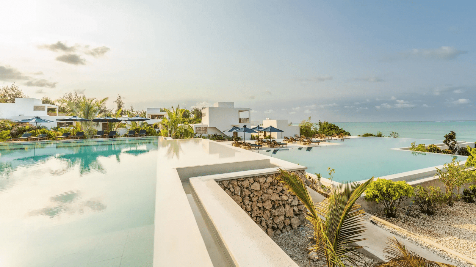 legendary zanzibar beach resort pools large pools
